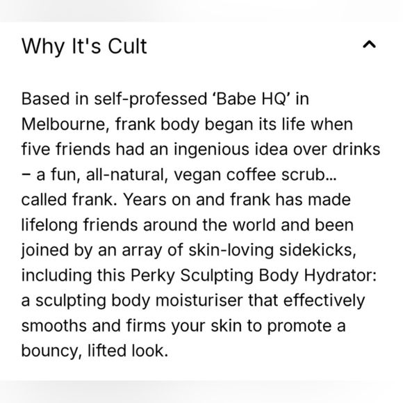 Frank Body Perky Sculpting Body Hydrator Full Size 7.44 FL. OZ - Picture 11 of 16